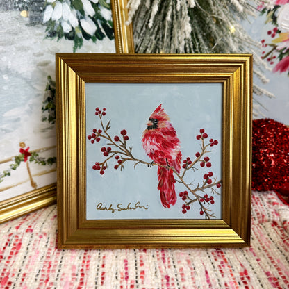 "A Branch of Joy" Framed Canvas Print