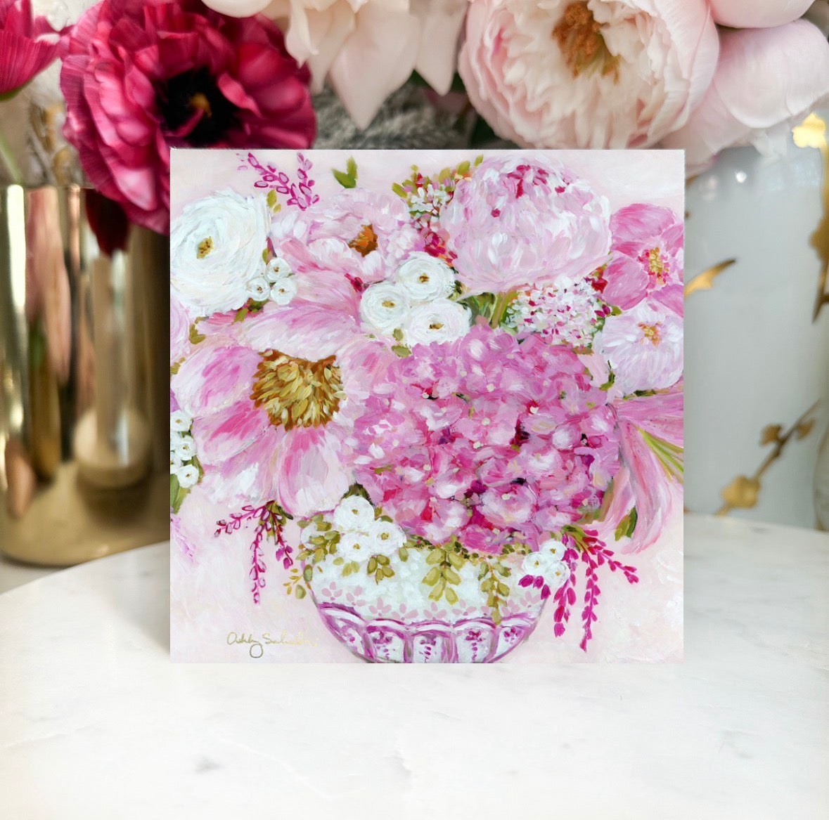 "Pretty in Pink" Signature Canvas Print