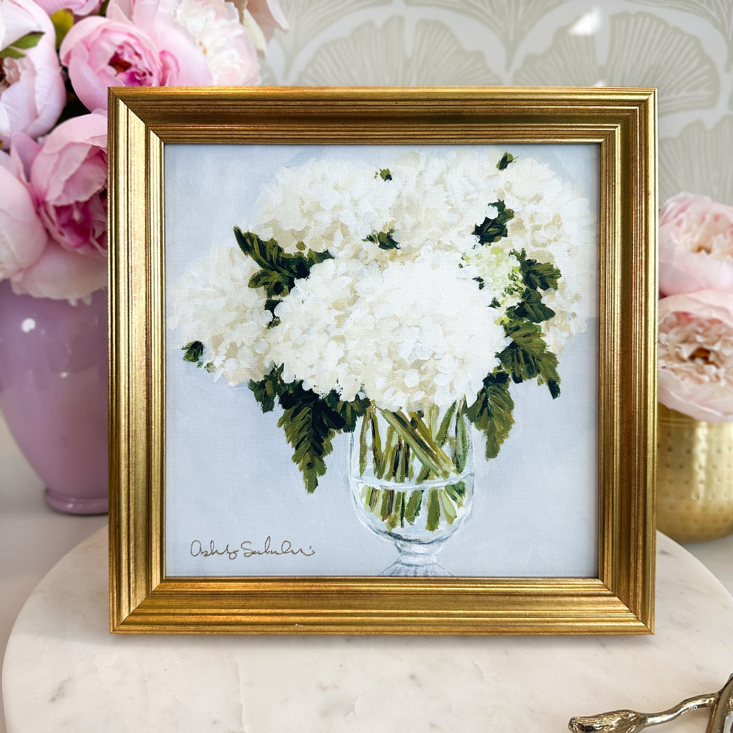 “Coastal Chic” Framed Canvas Print