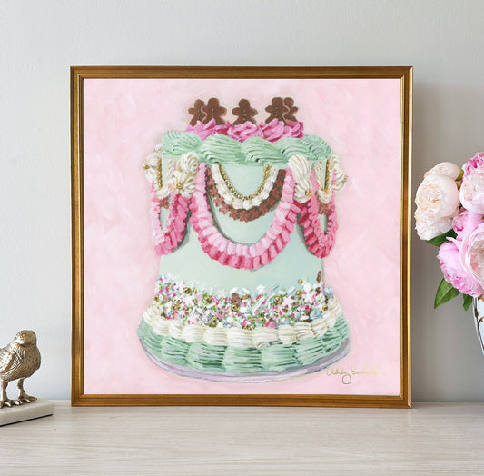 “Christmas Sprinkles" 24x24 Framed Canvas Print