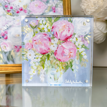 "In Love" Acrylic Block