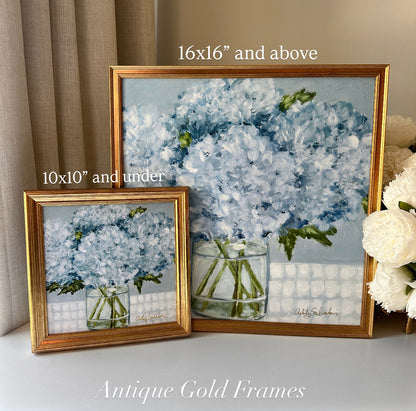 “Bun Bun’s Garden” Framed Canvas Print
