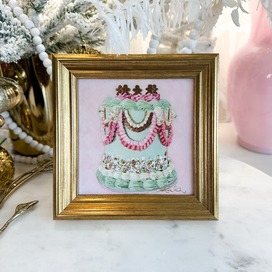 “Christmas Sprinkles" Framed Canvas Print