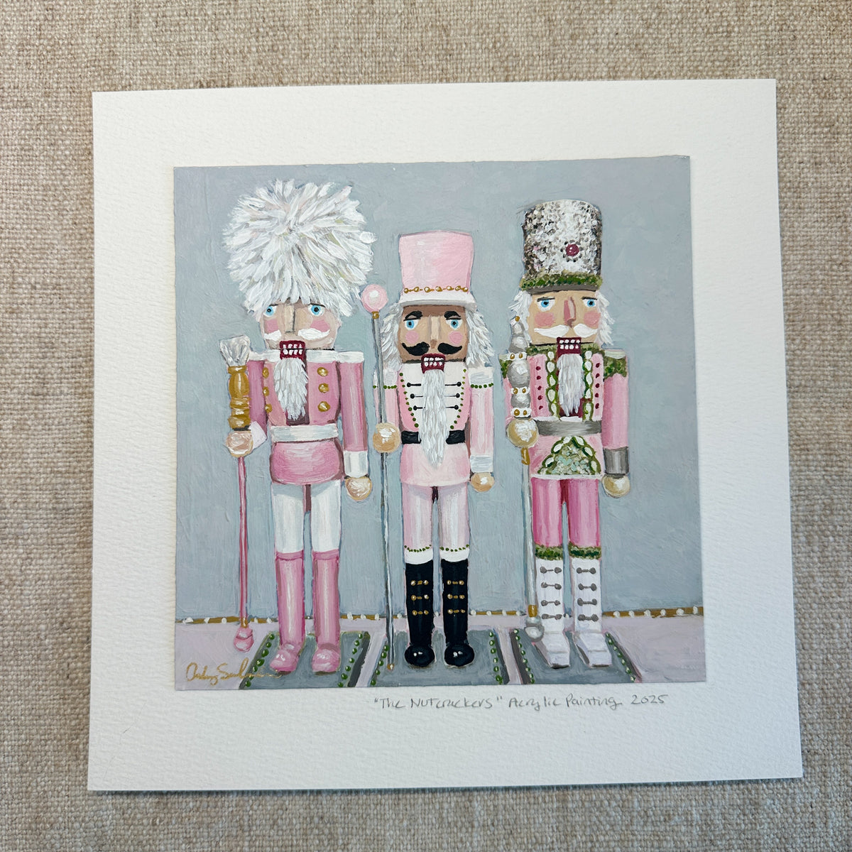 The Nutcrackers | Original Acrylic Painting – Framed