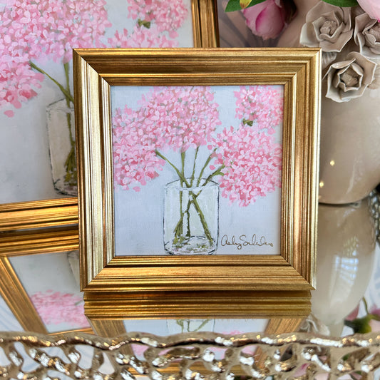 “Bubblegum Bloom" Framed Giclée Print