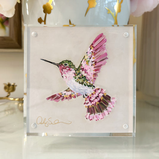 “Heaven Sent” Acrylic Framed Hand-Embellished Fine Art Print