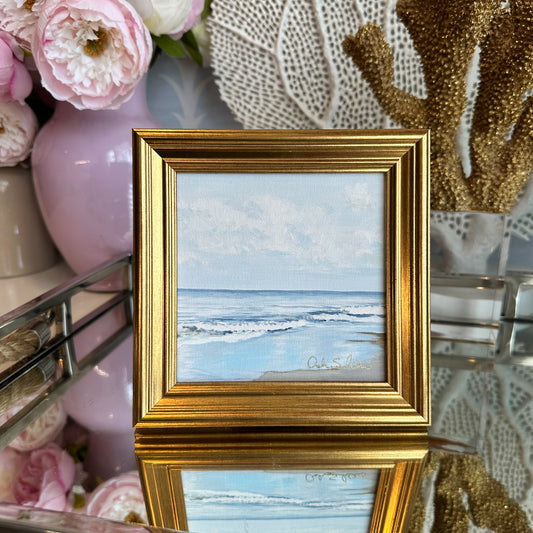 “Ocean Bliss" Framed Canvas Print