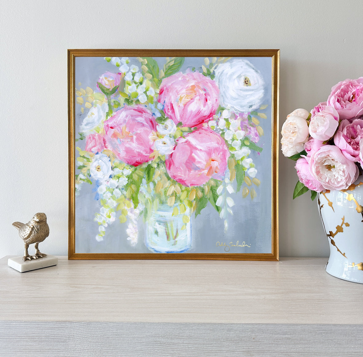 “In Love" 24x24 Framed Canvas Print