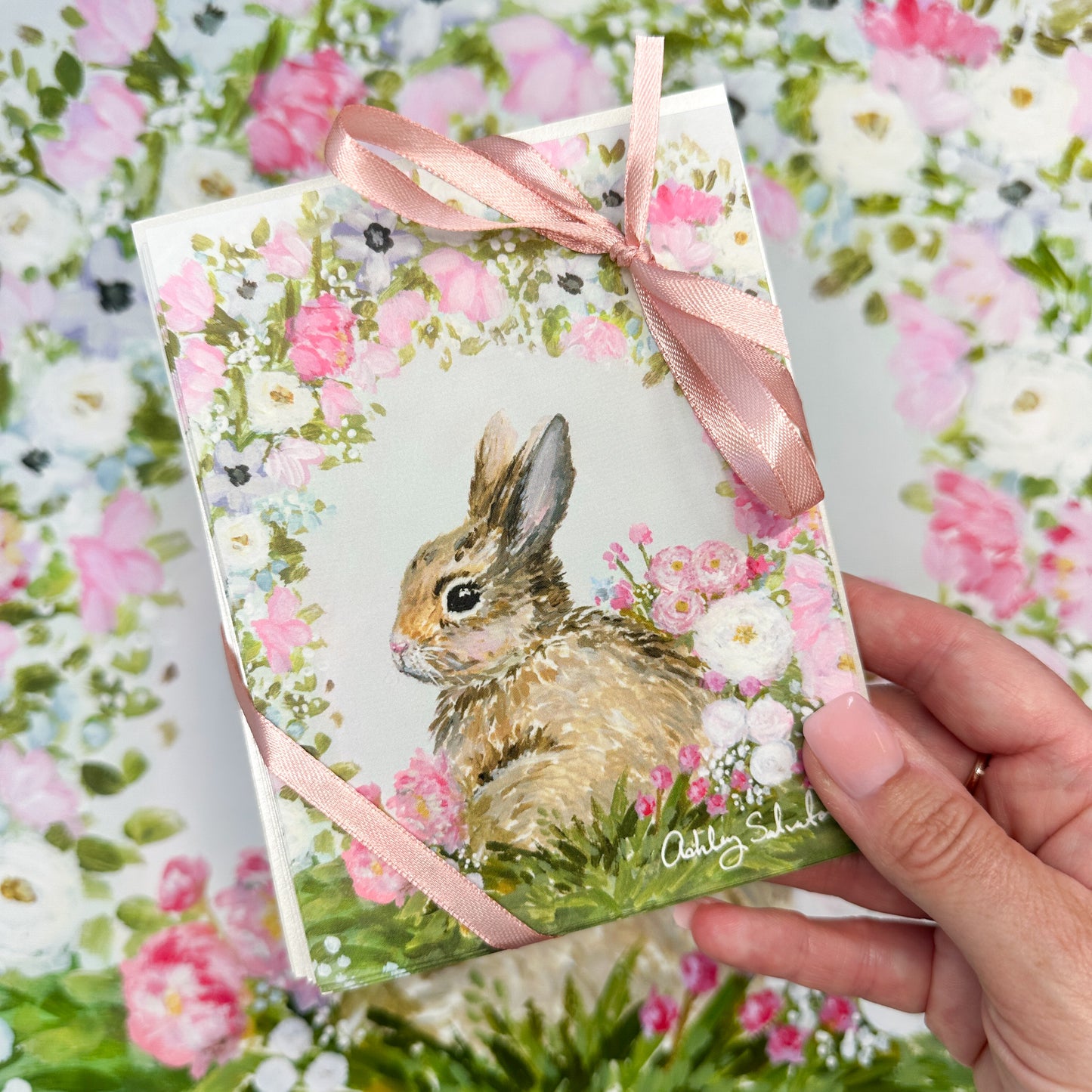 “Bun Bun’s Garden” Notecard Set of 10