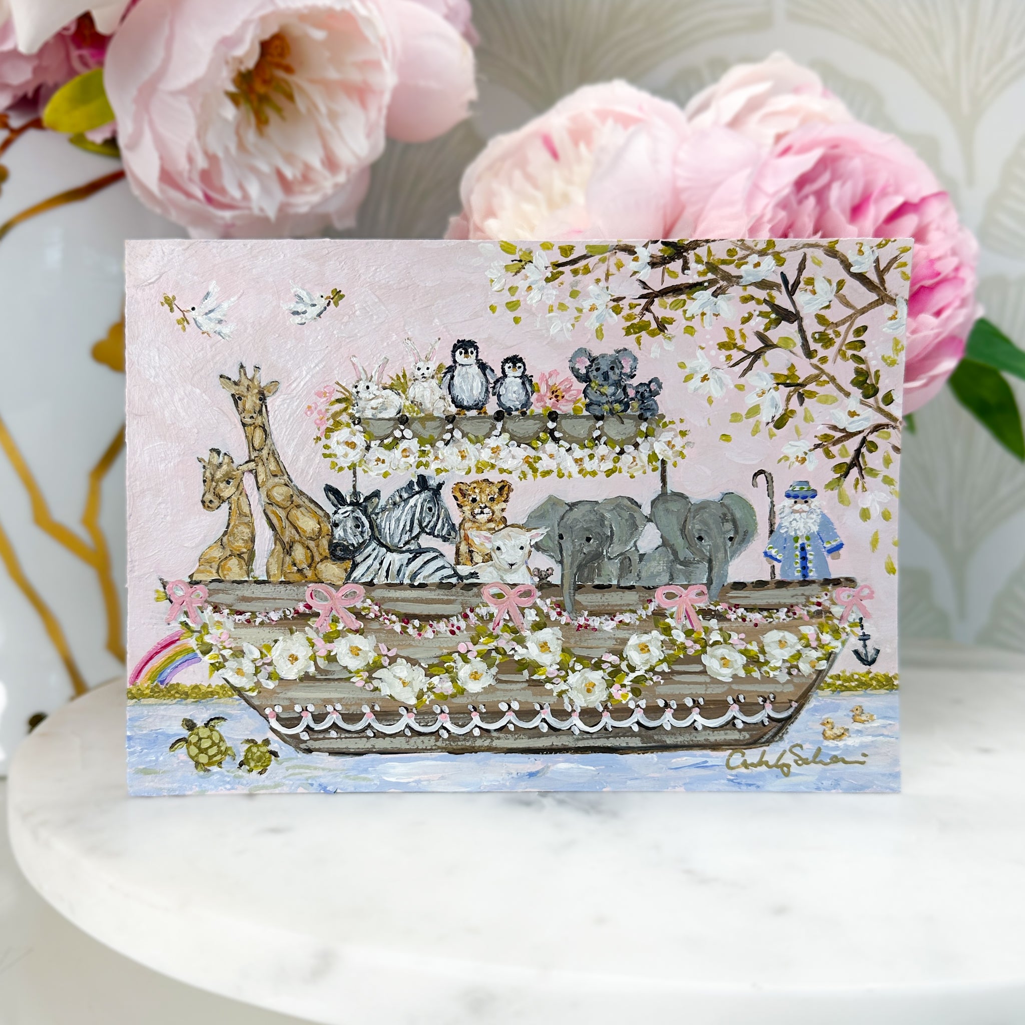Noah's Ark” Signature Canvas Print – Ashley Salvatori