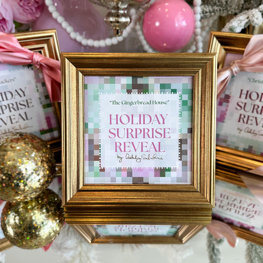 “The Gingerbread House" Framed Surprise Holiday Reveal