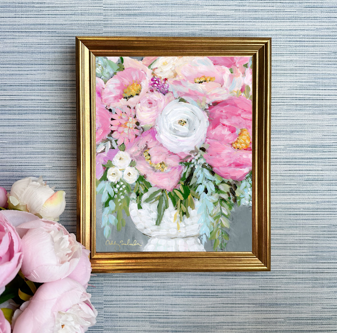 “Bloom" Framed Canvas Print