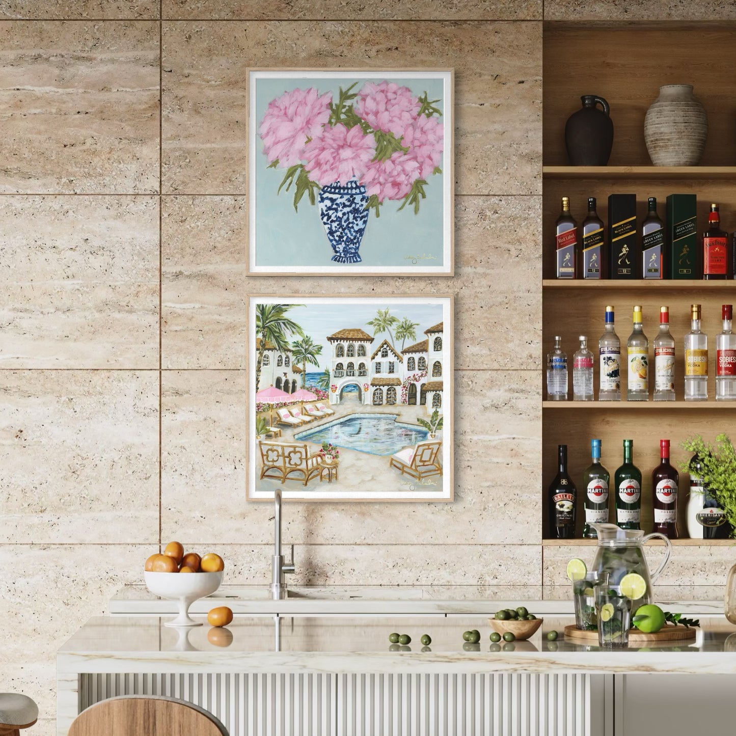 "Santorini" Signature Canvas Print