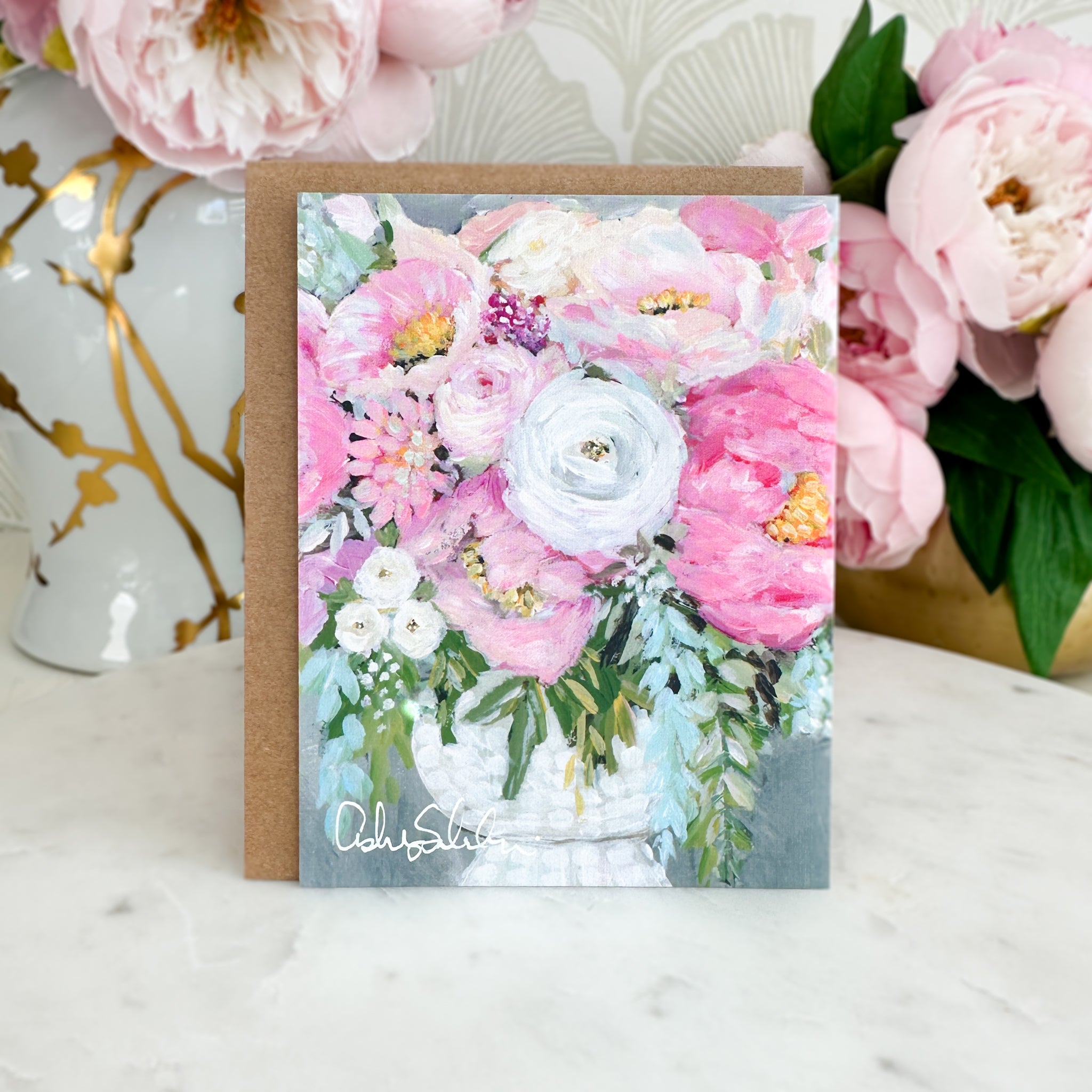 Bloom” Notecard Set of 10 – Ashley Salvatori