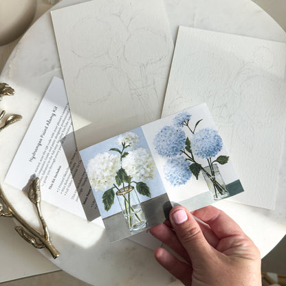 Hydrangea Paint Along Kit