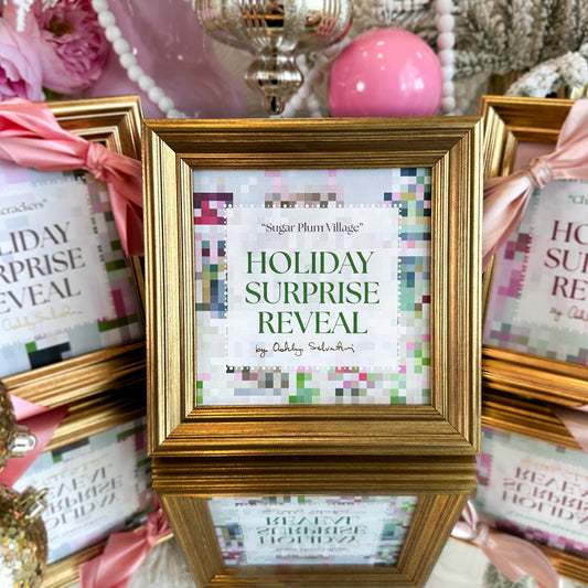 “Sugar Plum Village" Framed Surprise Holiday Reveal