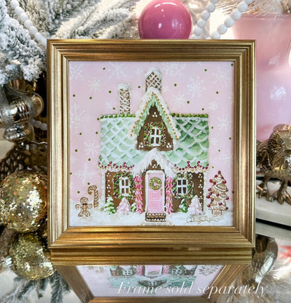 “The Gingerbread House" Signature Canvas Print