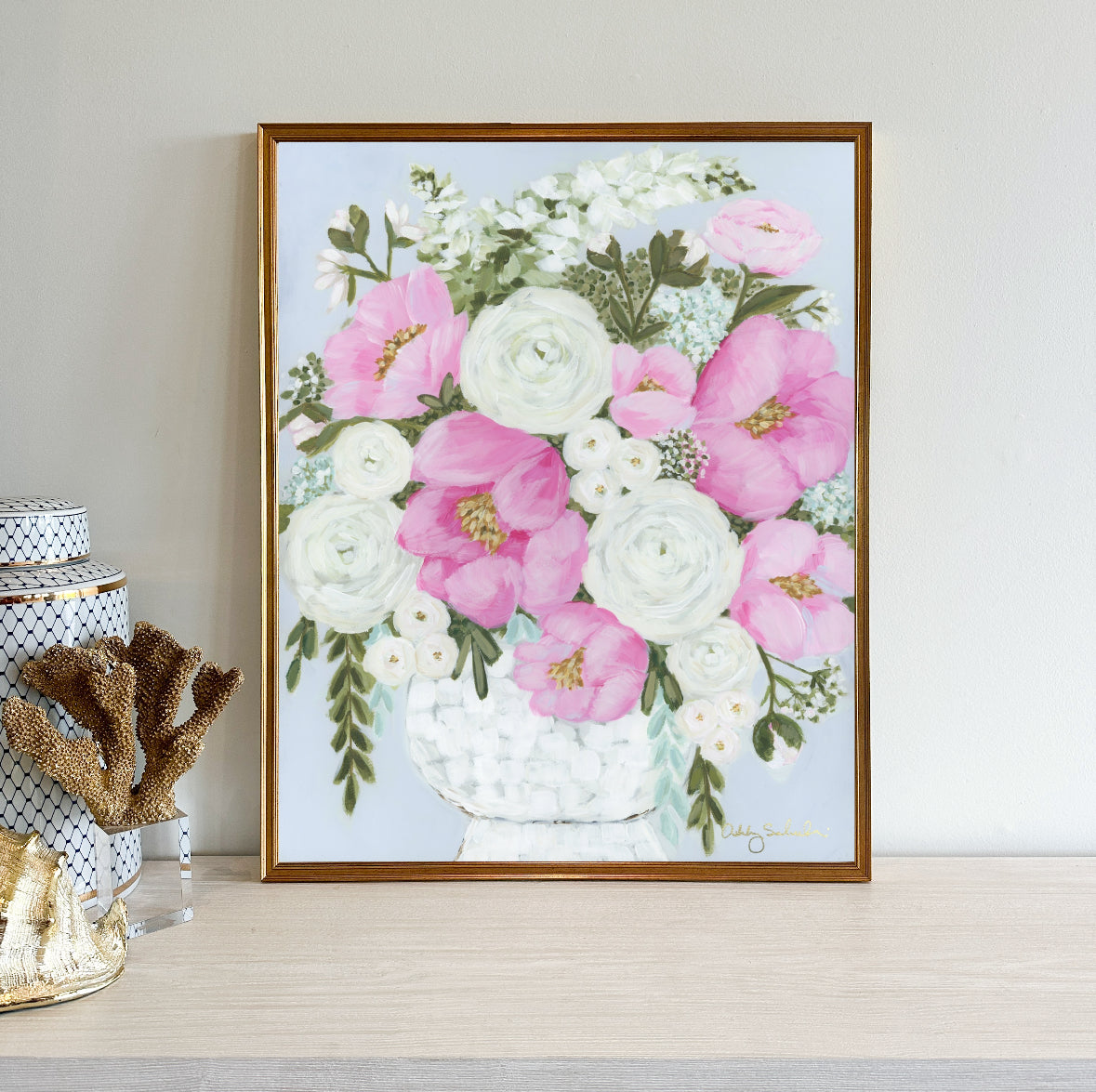“Lola” Framed Canvas Print
