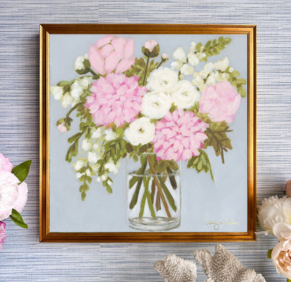 “Spring Fling" Framed Canvas Print