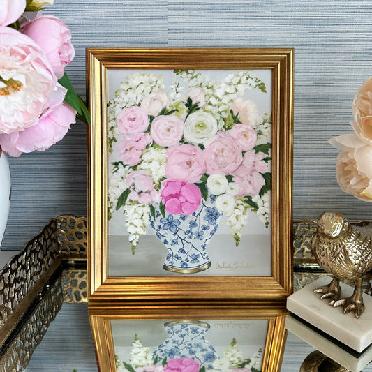 “Love Story” Framed Canvas Print