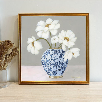 “Spring Soirée" Framed Canvas Print