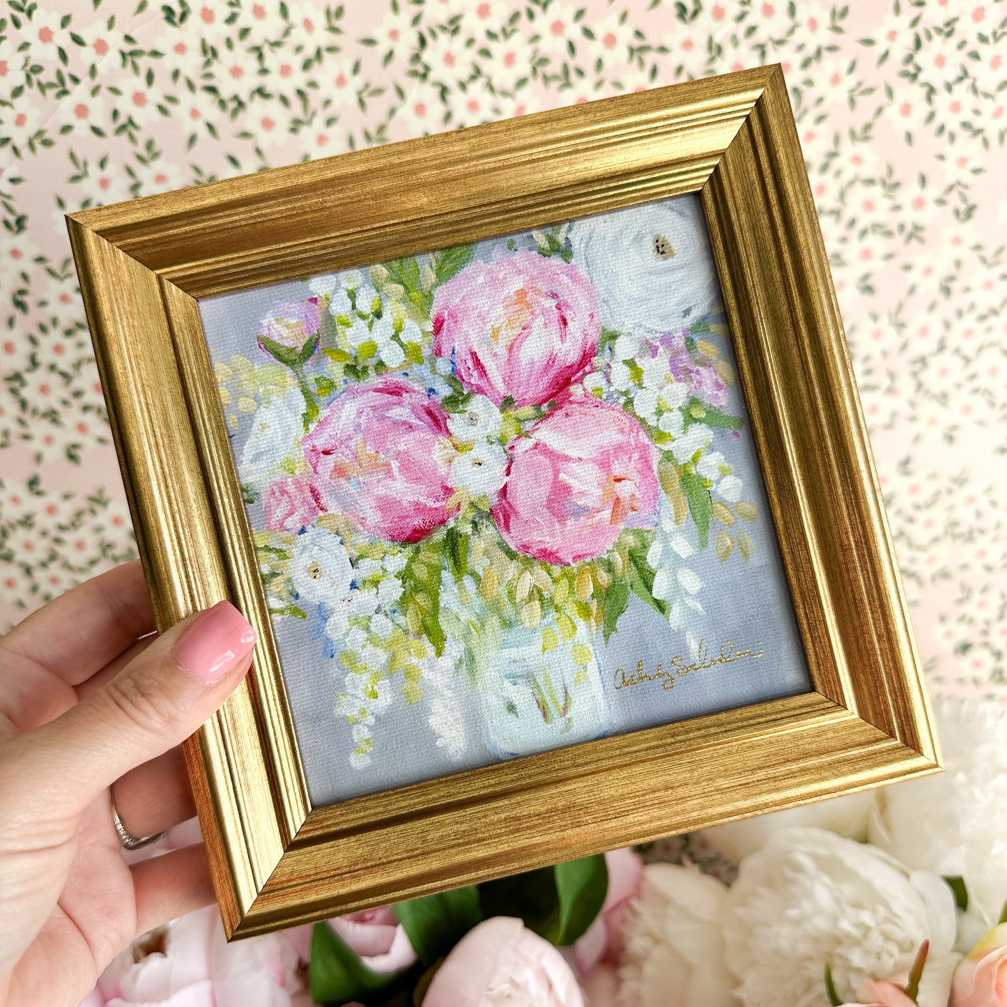 “In Love” Framed Canvas Print