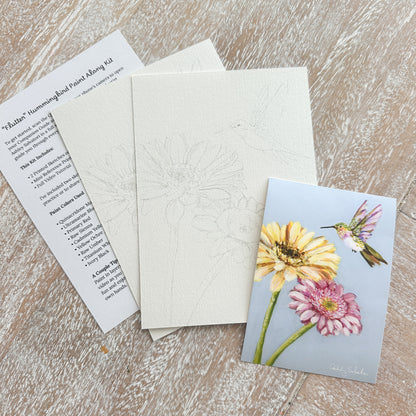 Hummingbird Paint Along Kit