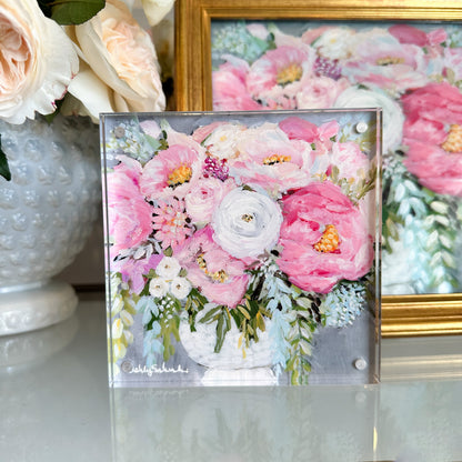 "Bloom" Acrylic Block