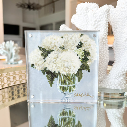 “Coastal Chic" Acrylic Block