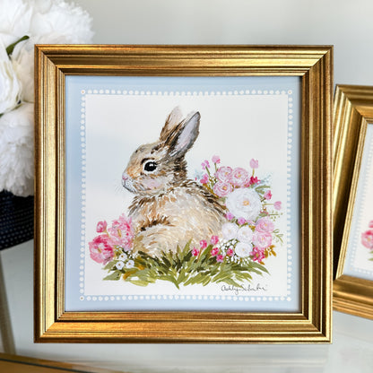 “Bun Bun” Framed Canvas Print