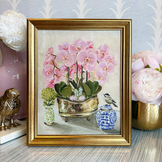 “Pink Orchids" Signature Canvas Print