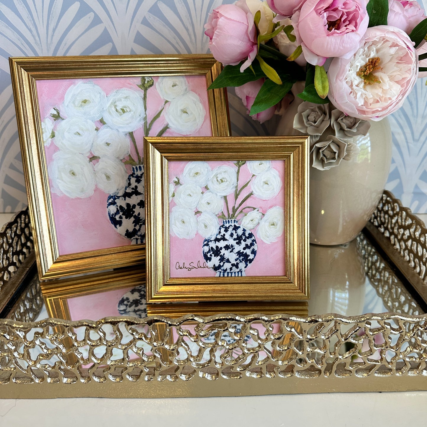 “Dancing In Pink" Framed Giclée Print