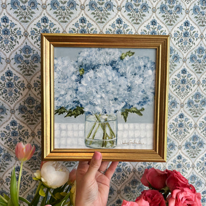 "Grace" Framed Canvas Print