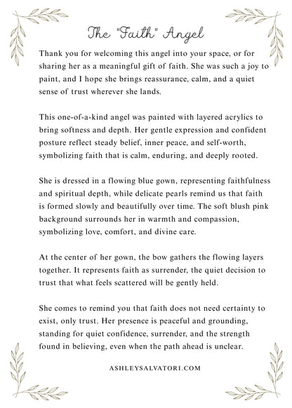 “Faith” Surprise Angel Fine Art Paper Print