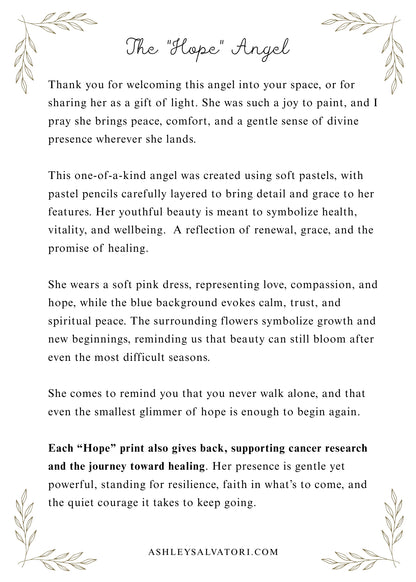 “Hope” Angel Surprise Reveal Paper Print