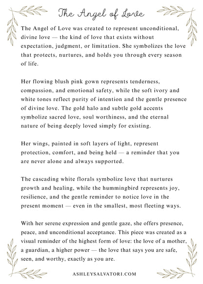 “Angel of Love” Fine Art Paper Print (New)