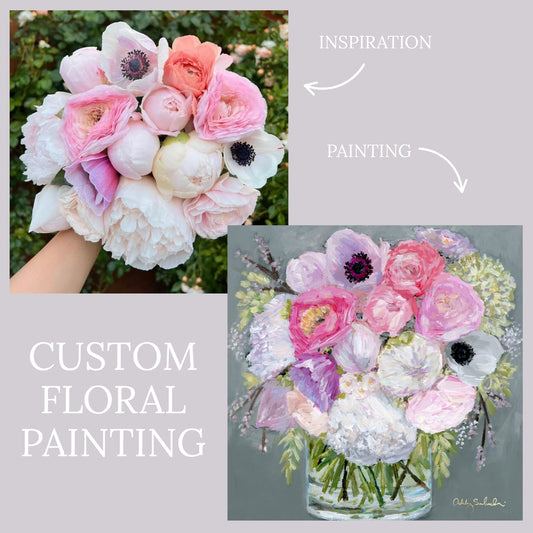 Custom Original Floral Painting