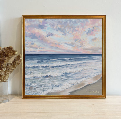 “Graceful Sunset” Framed Canvas Print