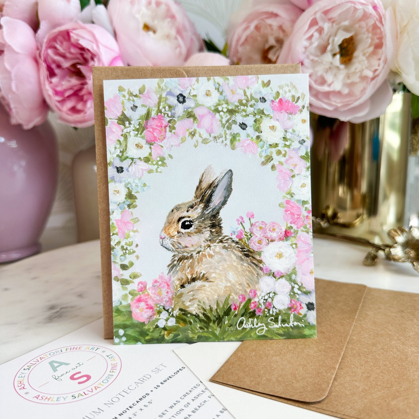 “Bun Bun’s Garden” Notecard Set of 10