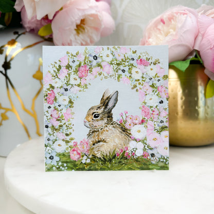 “Bun Bun’s Garden" Signature Canvas Print