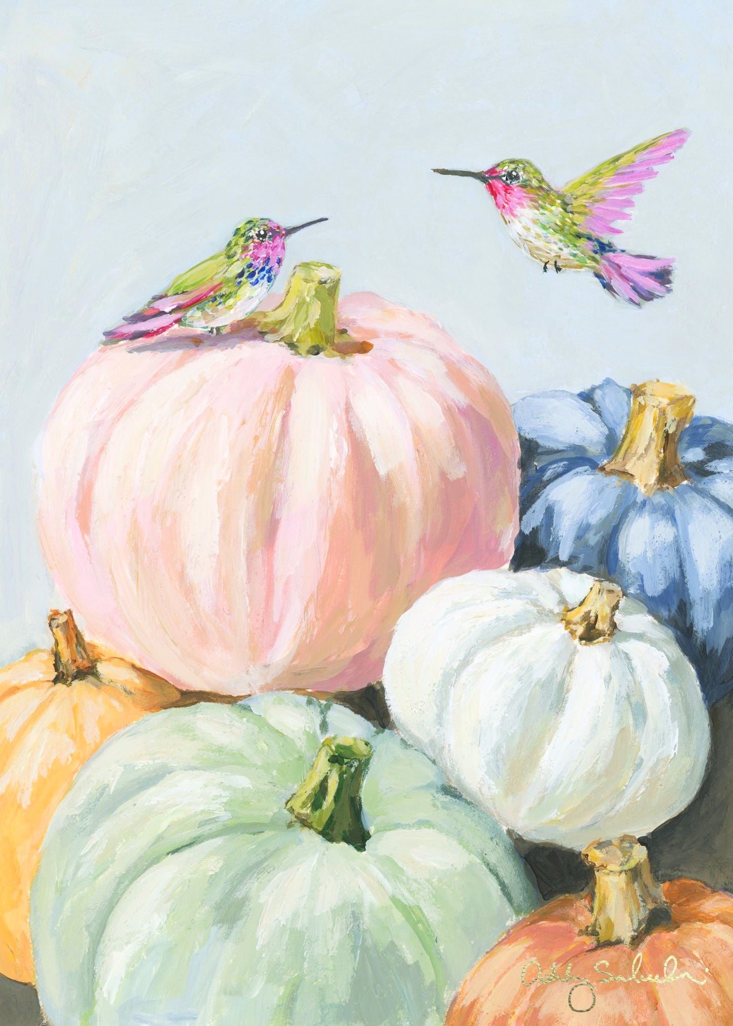 “By Your Side: Pumpkin Edition” Signature Canvas Print *New*