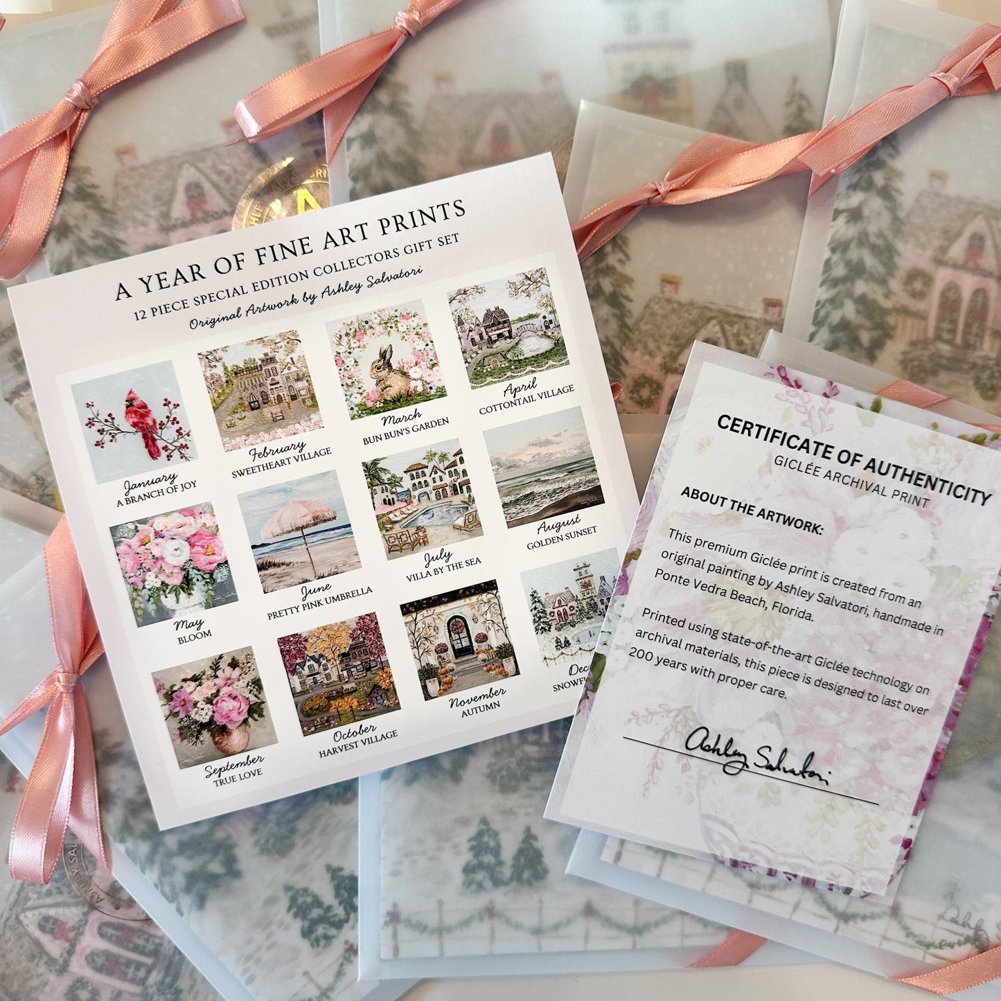 A Year of Prints — Collector’s Gift Set of 12 Fine Art Prints