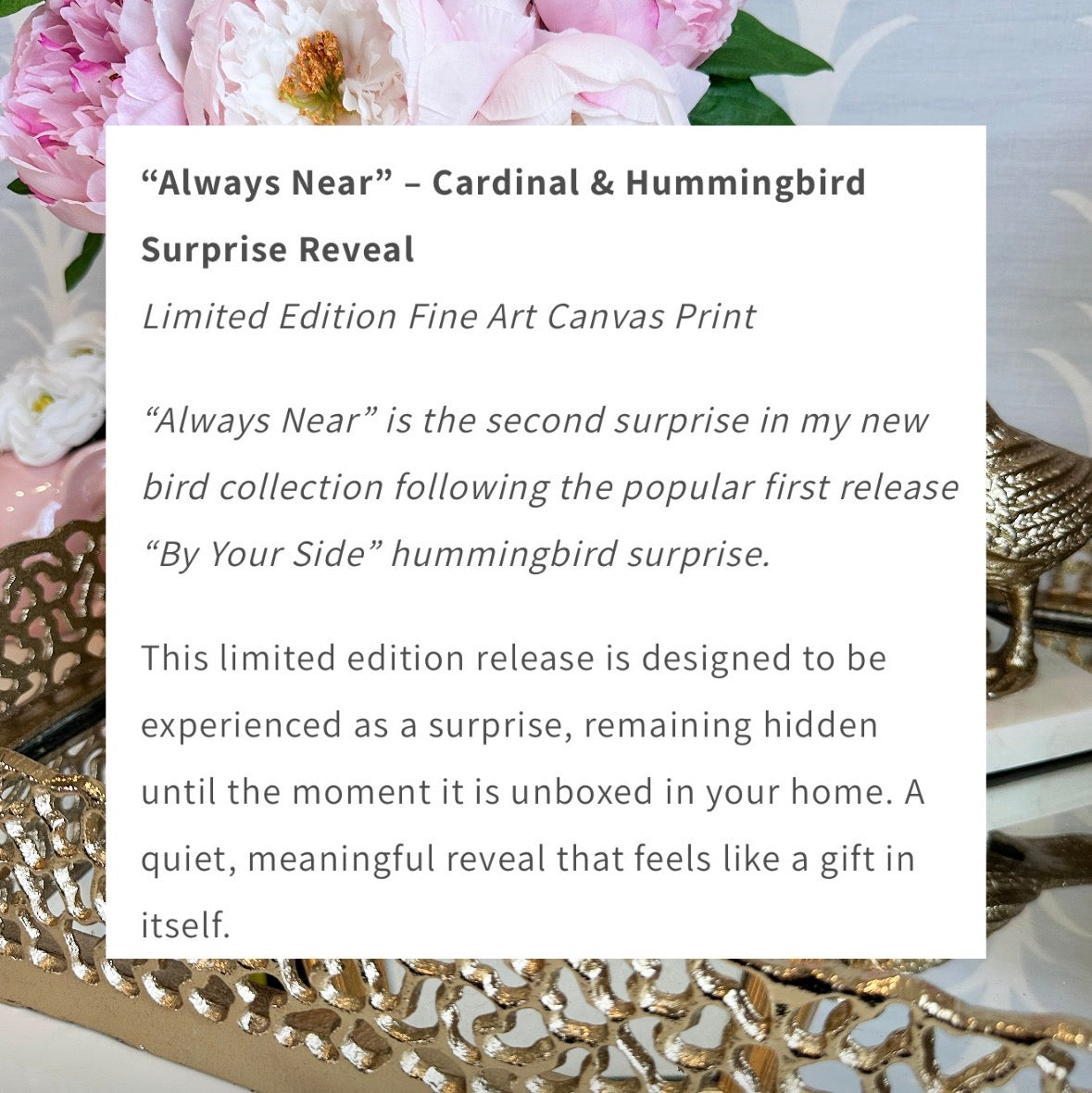 “Always Near” – Cardinal & Hummingbird Surprise Reveal