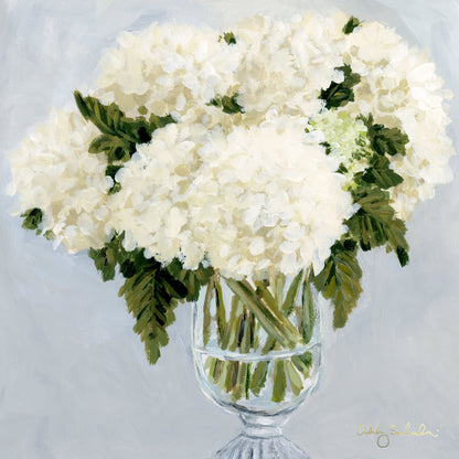 “Sweet Hydrangeas” - Set of 2 Framed Canvas Prints