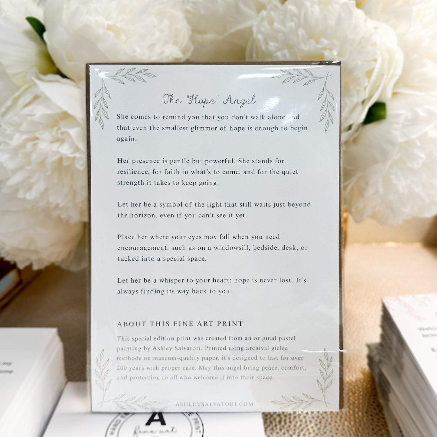 “Hope” Surprise Angel Fine Art Paper Print