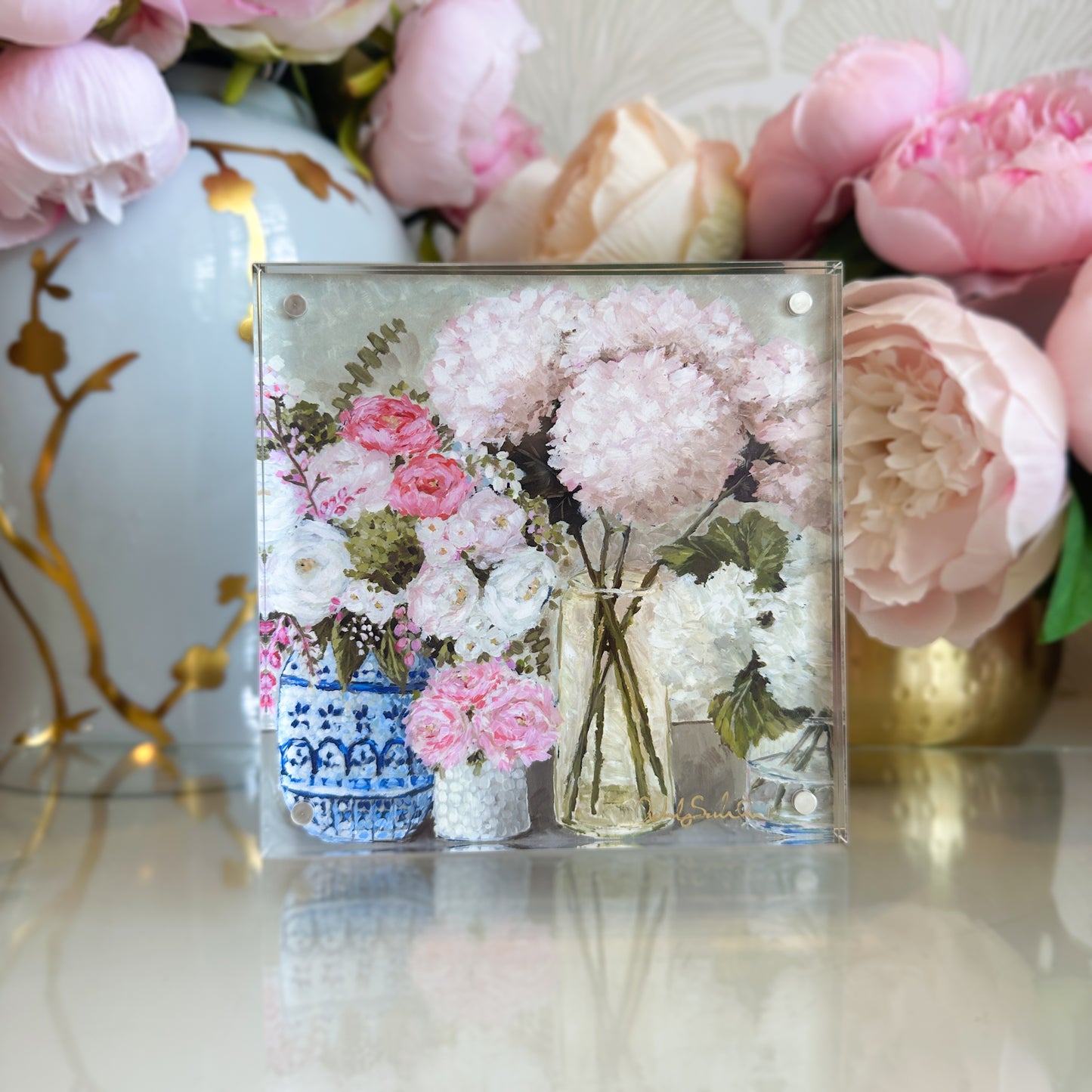 “Blush" Acrylic Framed Print