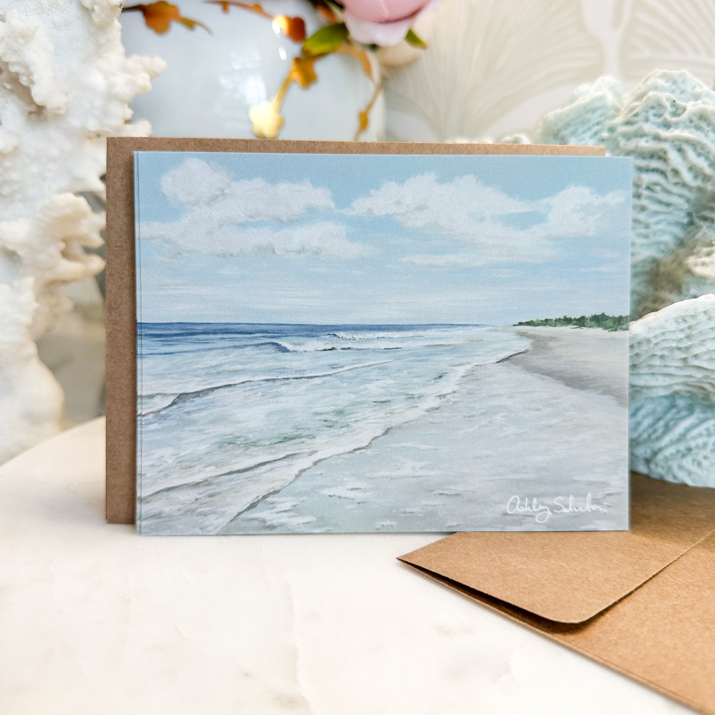 “Walk On The Beach” Notecard Set of 10