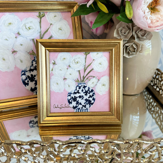 “Dancing In Pink" Framed Giclée Print