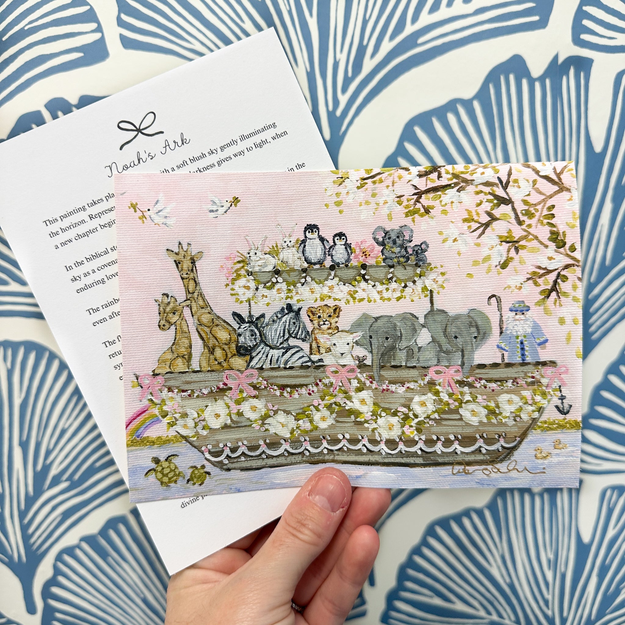 Noah's Ark” Signature Canvas Print – Ashley Salvatori