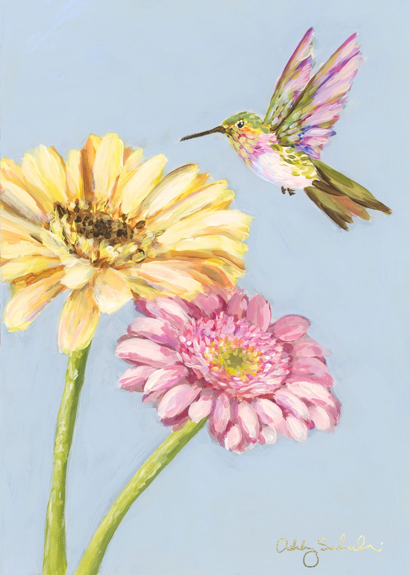 "Flutter" Hummingbird Paint Along Kit